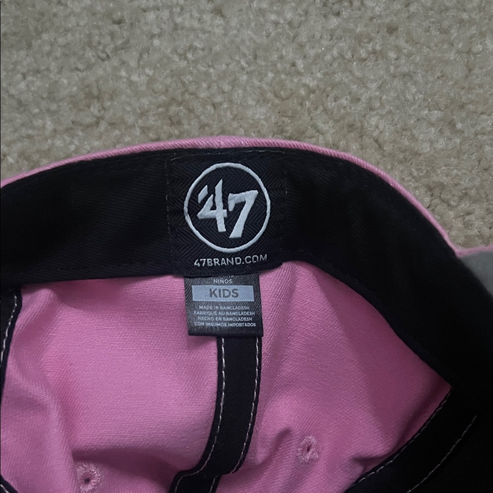 Pink LA Kids Baseball Cap - Picture 3 of 4